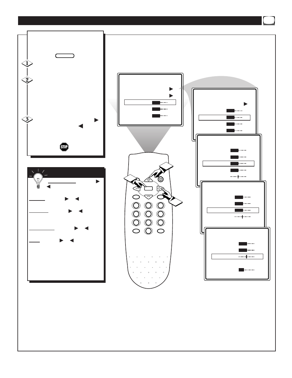 Tv p, Ow to, Djust the | Icture | Philips Magnavox HD2530C1 User Manual | Page 15 / 36