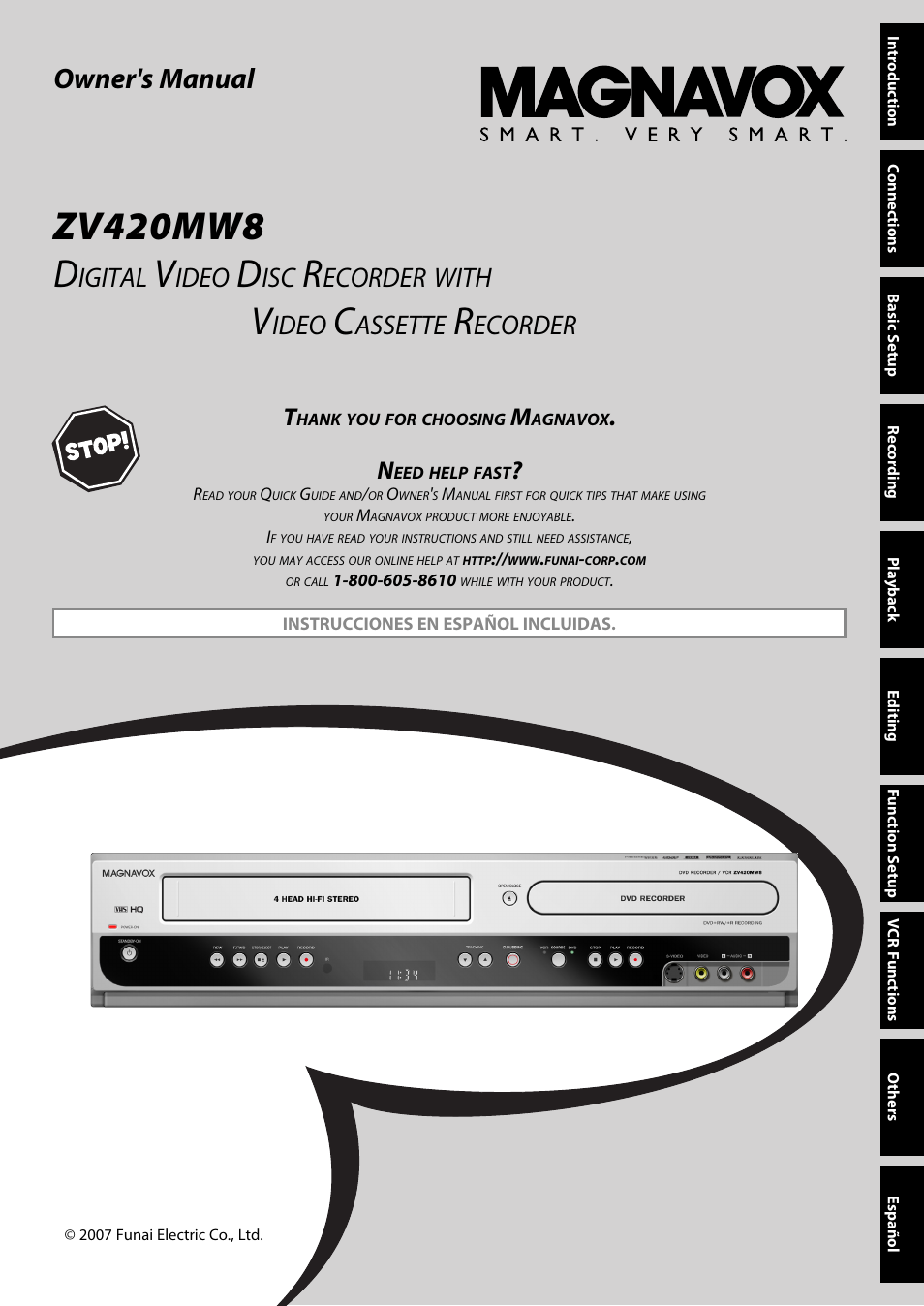 Philips Magnavox ZV420MW8 User Manual | 96 pages