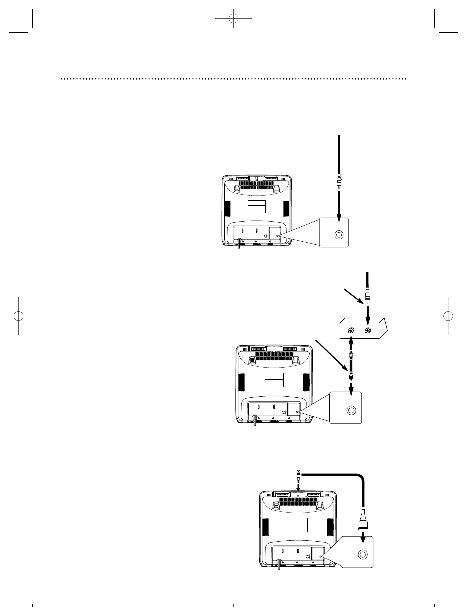 A. b, 6 hooking up the tv/vcr | Philips Magnavox CCZ190AT User Manual | Page 6 / 52