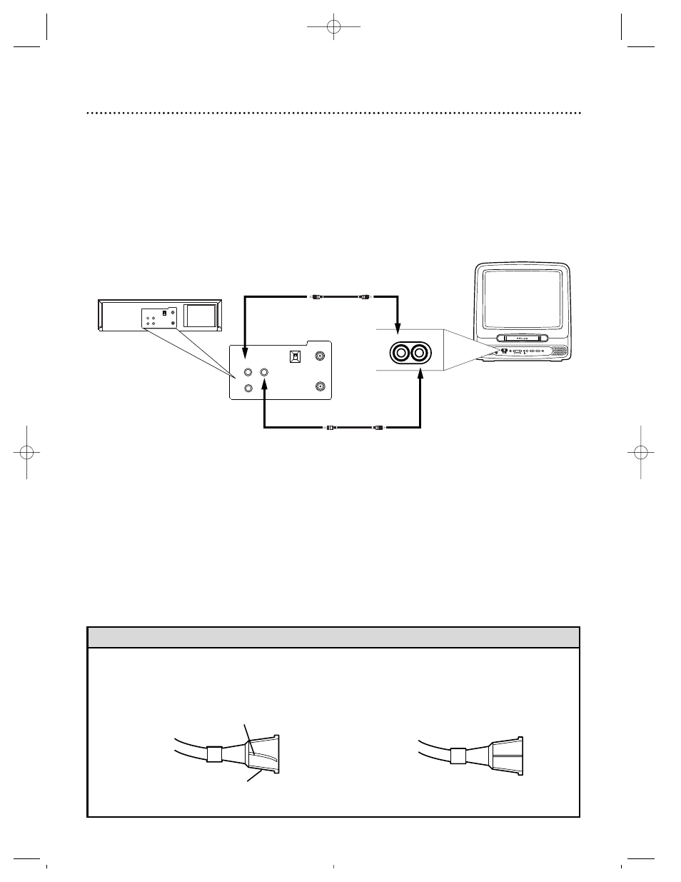 Hooking up the tv/vcr (cont’d) 7, Helpful hints, Plug in the tv/vcr | Before you turn on the tv/vcr, go to page eight | Philips Magnavox CCZ190AT User Manual | Page 7 / 52