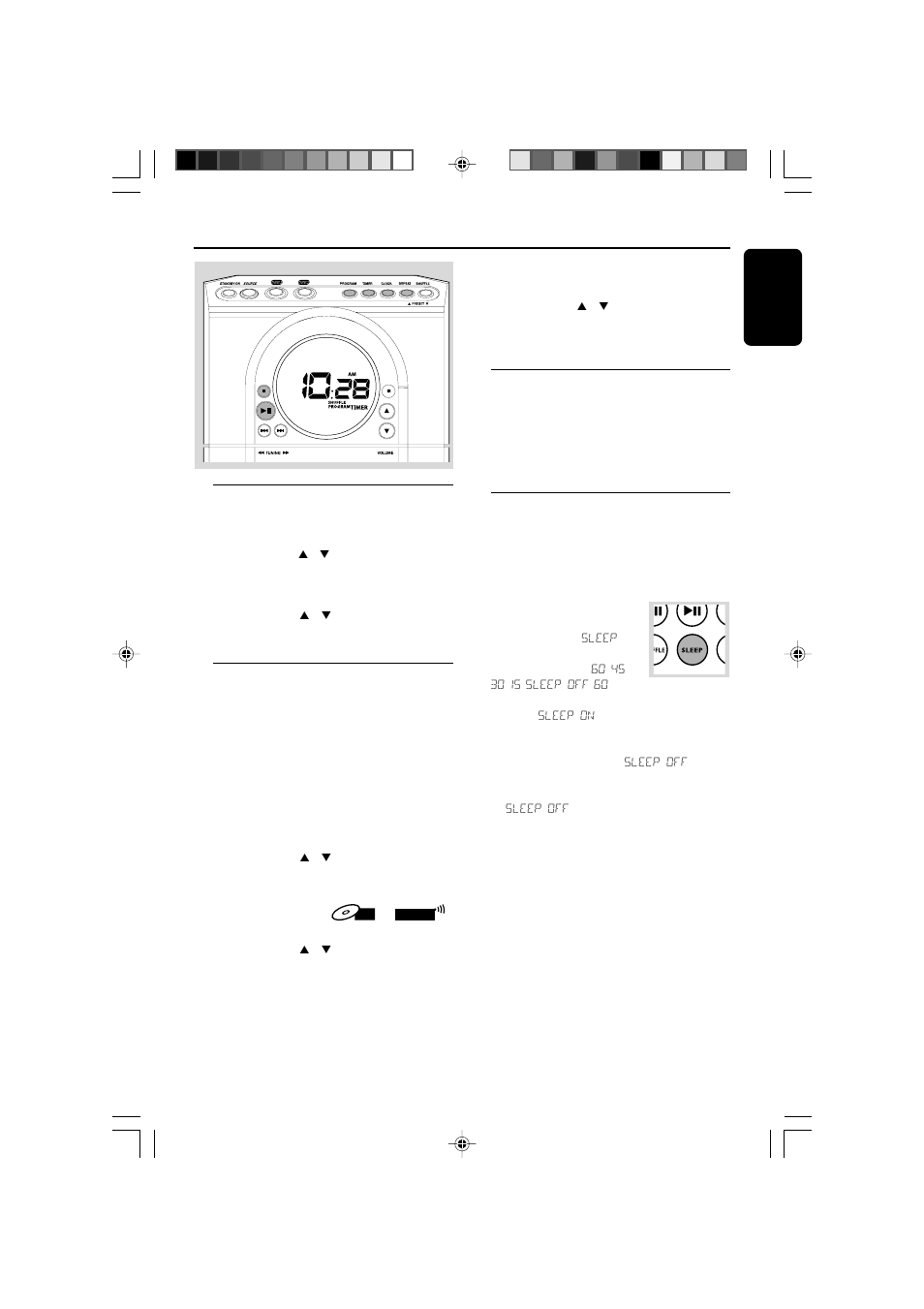 Clock/timer | Philips Magnavox MME100 User Manual | Page 19 / 23