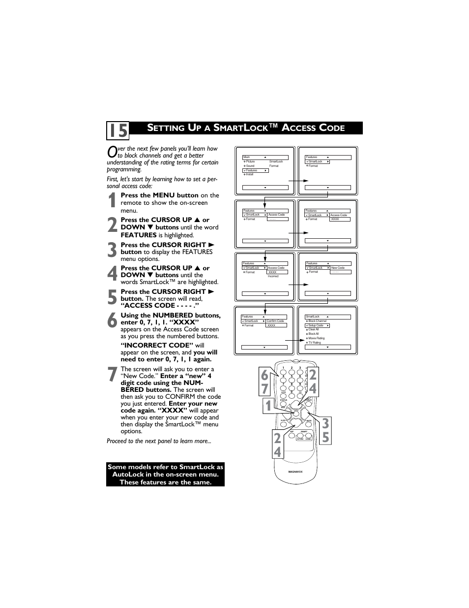 Etting, Mart, Ccess | Philips Magnavox 14MS2331/17 User Manual | Page 19 / 36