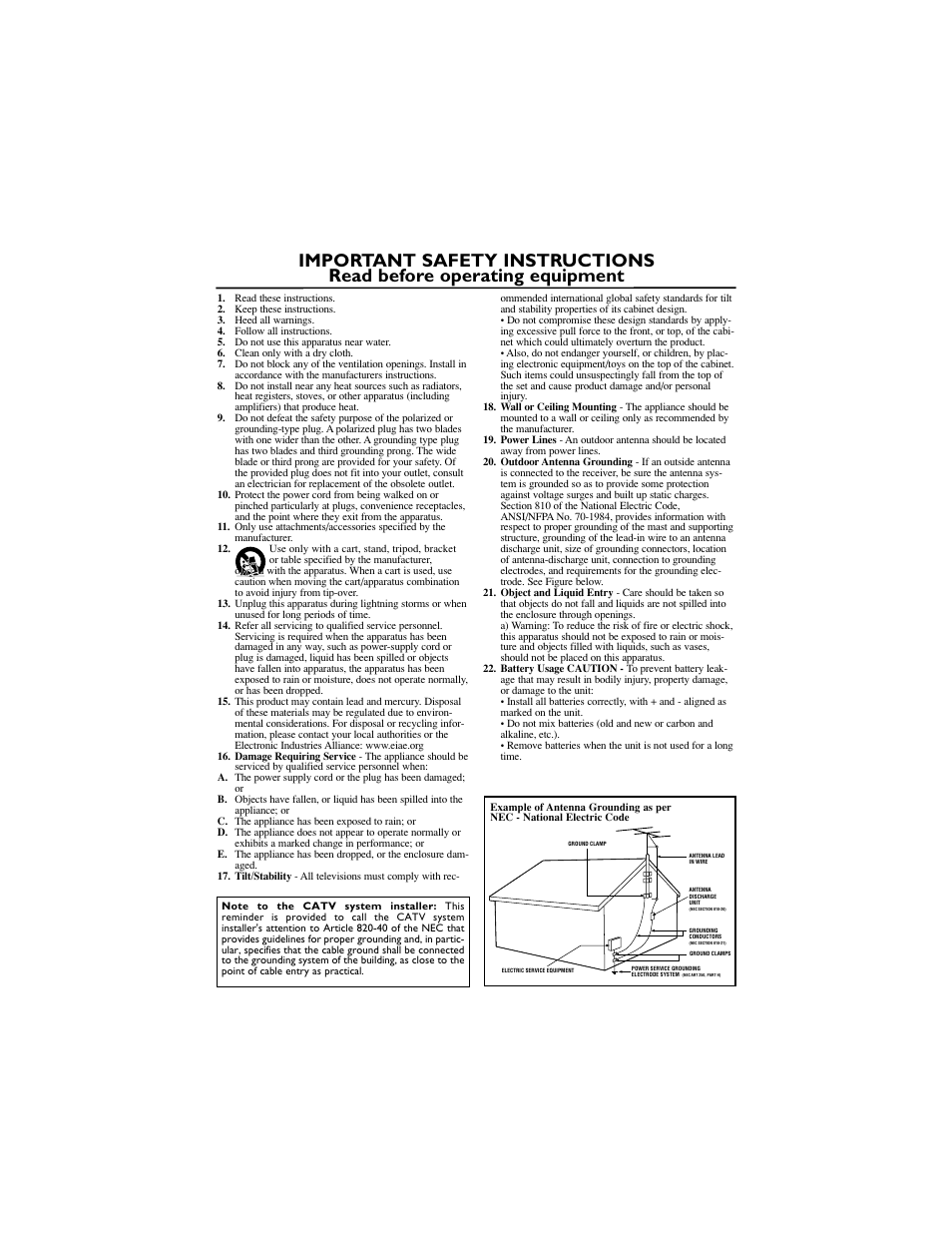 Philips Magnavox 14MS2331/17 User Manual | Page 3 / 36