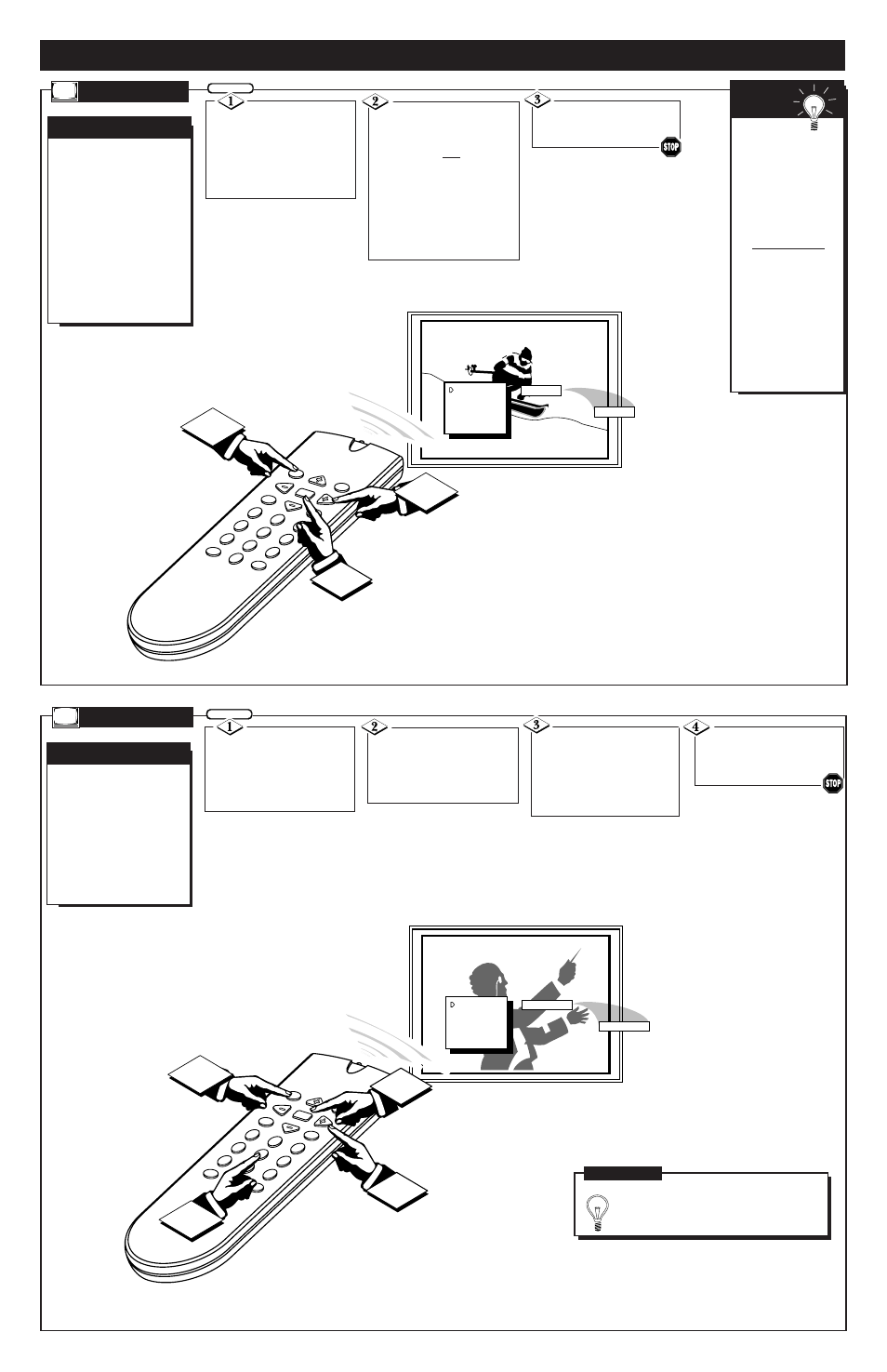 Menu c, Creen, Ontrols | Continued, Able, Hannel | Philips Magnavox TR2502C User Manual | Page 4 / 8