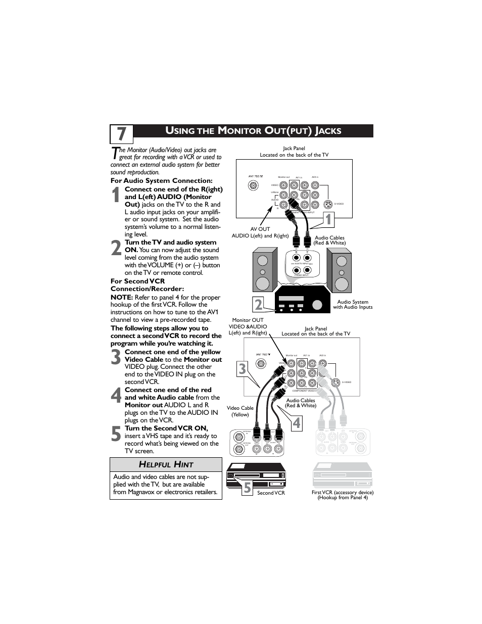 Sing the, Onitor, Acks | Philips Magnavox 30MW5405/17 User Manual | Page 11 / 36