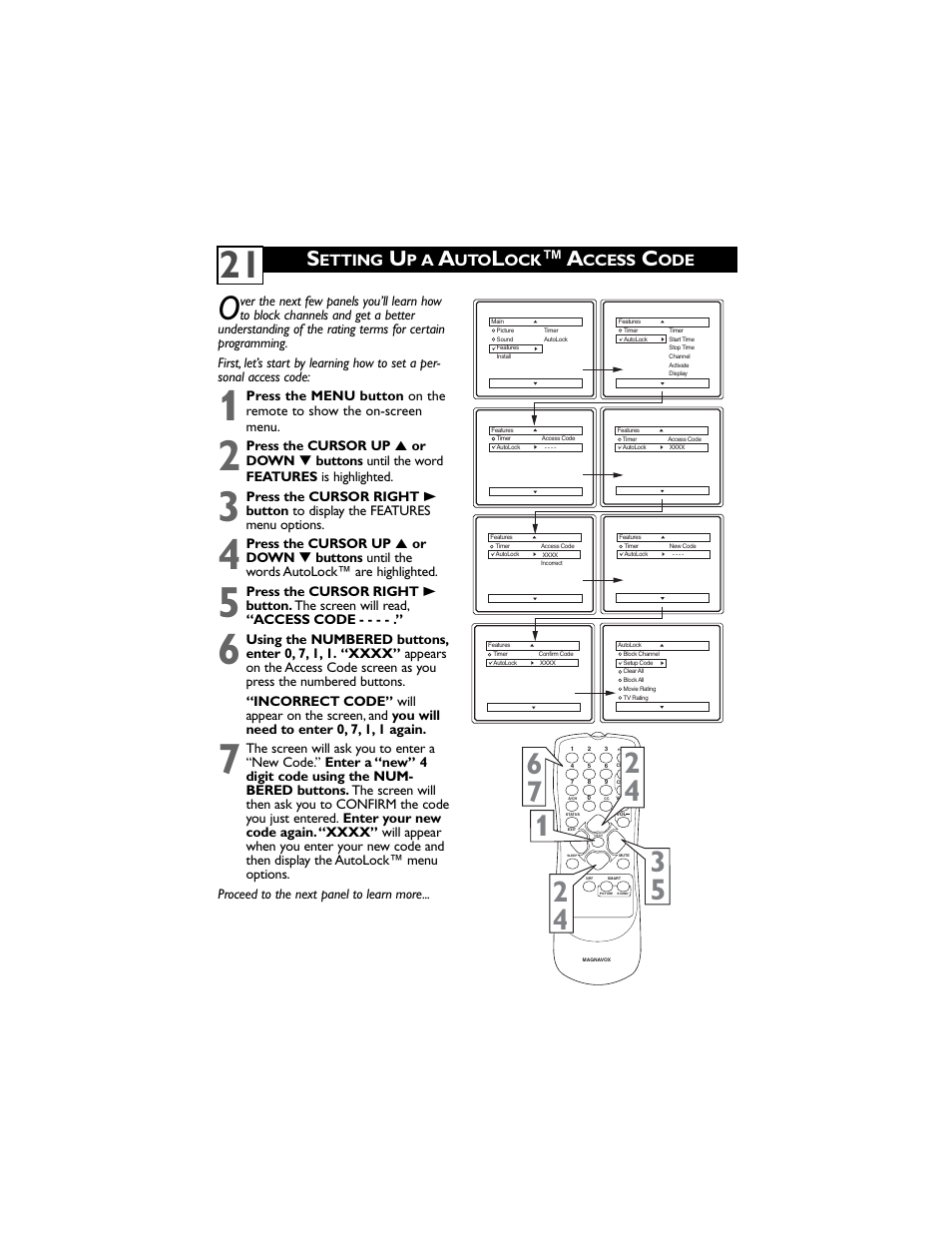 Philips Magnavox 30MW5405/17 User Manual | Page 25 / 36