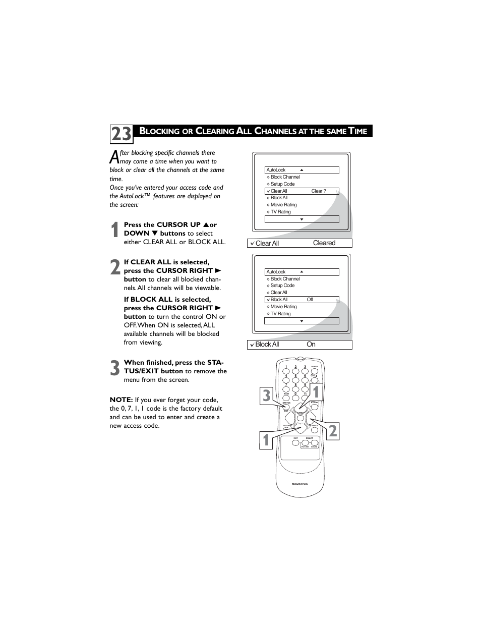 Philips Magnavox 30MW5405/17 User Manual | Page 27 / 36