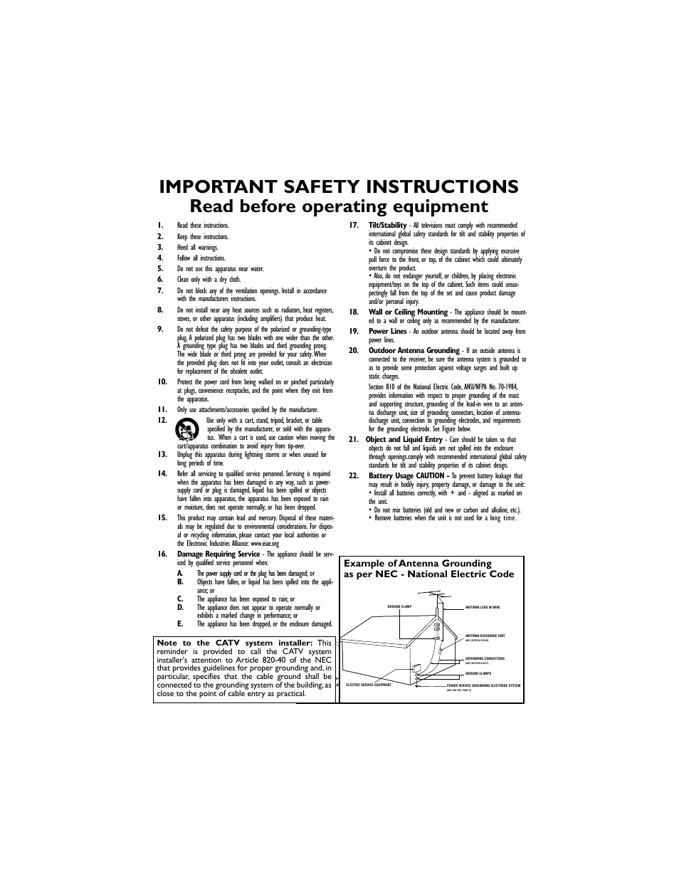 Philips Magnavox 30MW5405/17 User Manual | Page 3 / 36