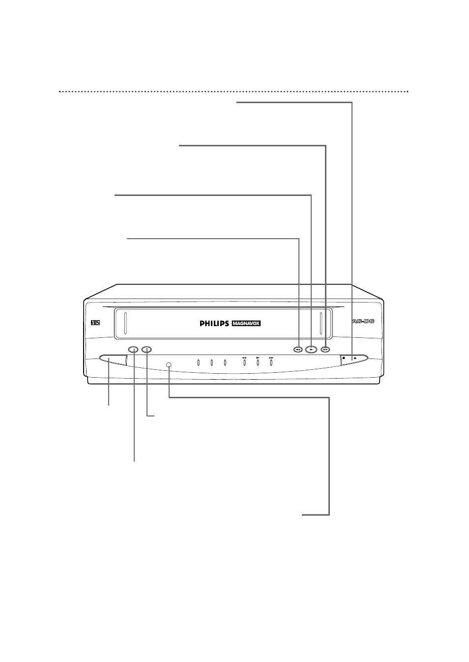 14 front panel | Philips Magnavox VPA115BL User Manual | Page 14 / 24