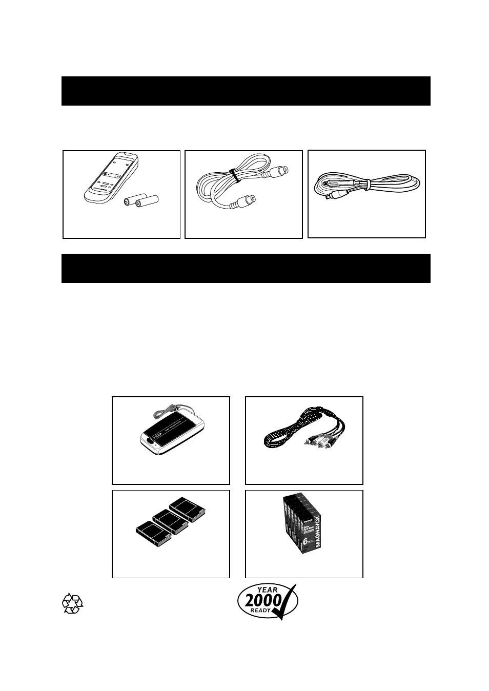 Upplied, Ccessories, Ptional | Philips Magnavox VPA115BL User Manual | Page 24 / 24