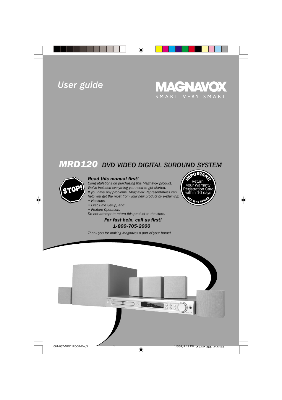 Philips Magnavox mrd120 User Manual | 40 pages