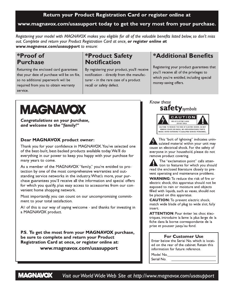 Philips Magnavox 51MP6200D User Manual | Page 8 / 41