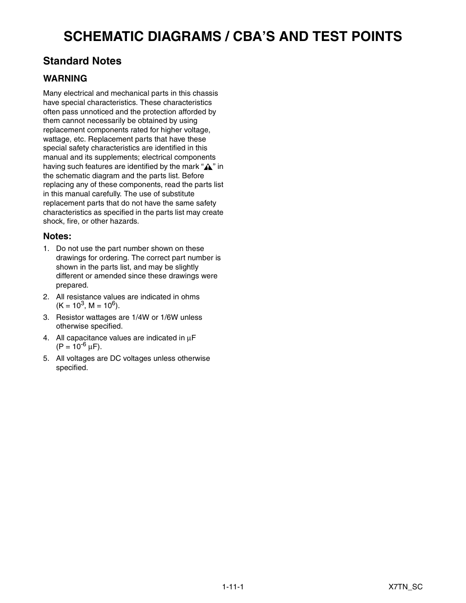 Schematic diagrams / cba’s and test points | Philips Magnavox MWC24T5 User Manual | Page 39 / 82