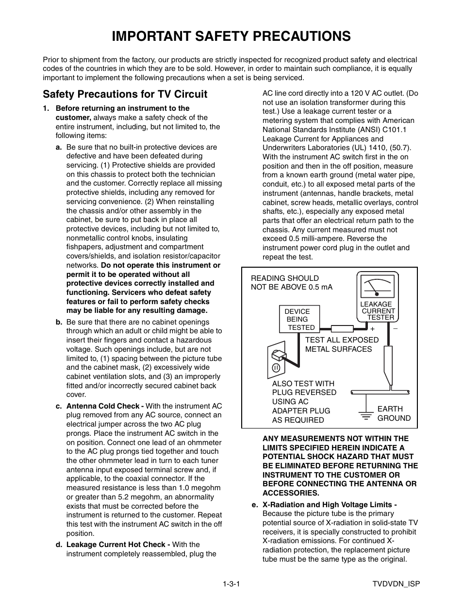 Important safety precautions | Philips Magnavox MWC24T5 User Manual | Page 7 / 82