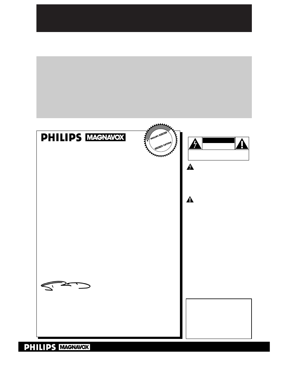 Safety, Warranty verification, Owner confirmation | Model registration, Hurry, Know these, Symbols | Philips Magnavox VPA115AT User Manual | Page 2 / 24