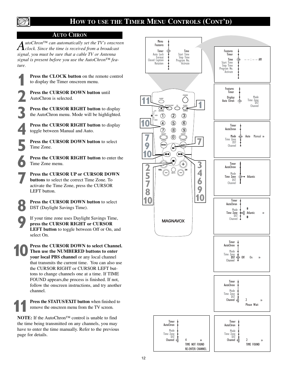 Philips Magnavox 27MS5402/17 User Manual | Page 12 / 40