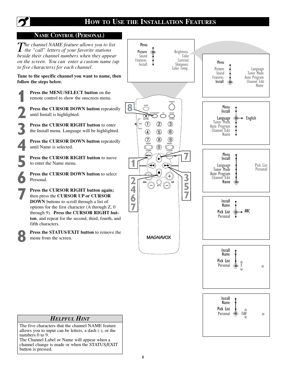 Philips Magnavox 27MS5402/17 User Manual | Page 8 / 40