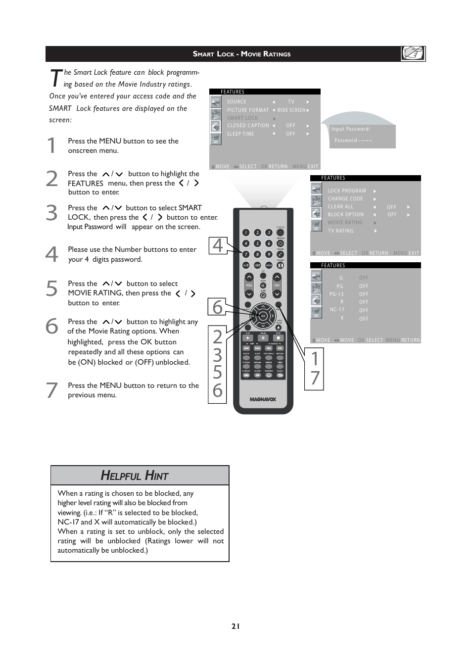 Philips Magnavox 251W Series User Manual | Page 21 / 53