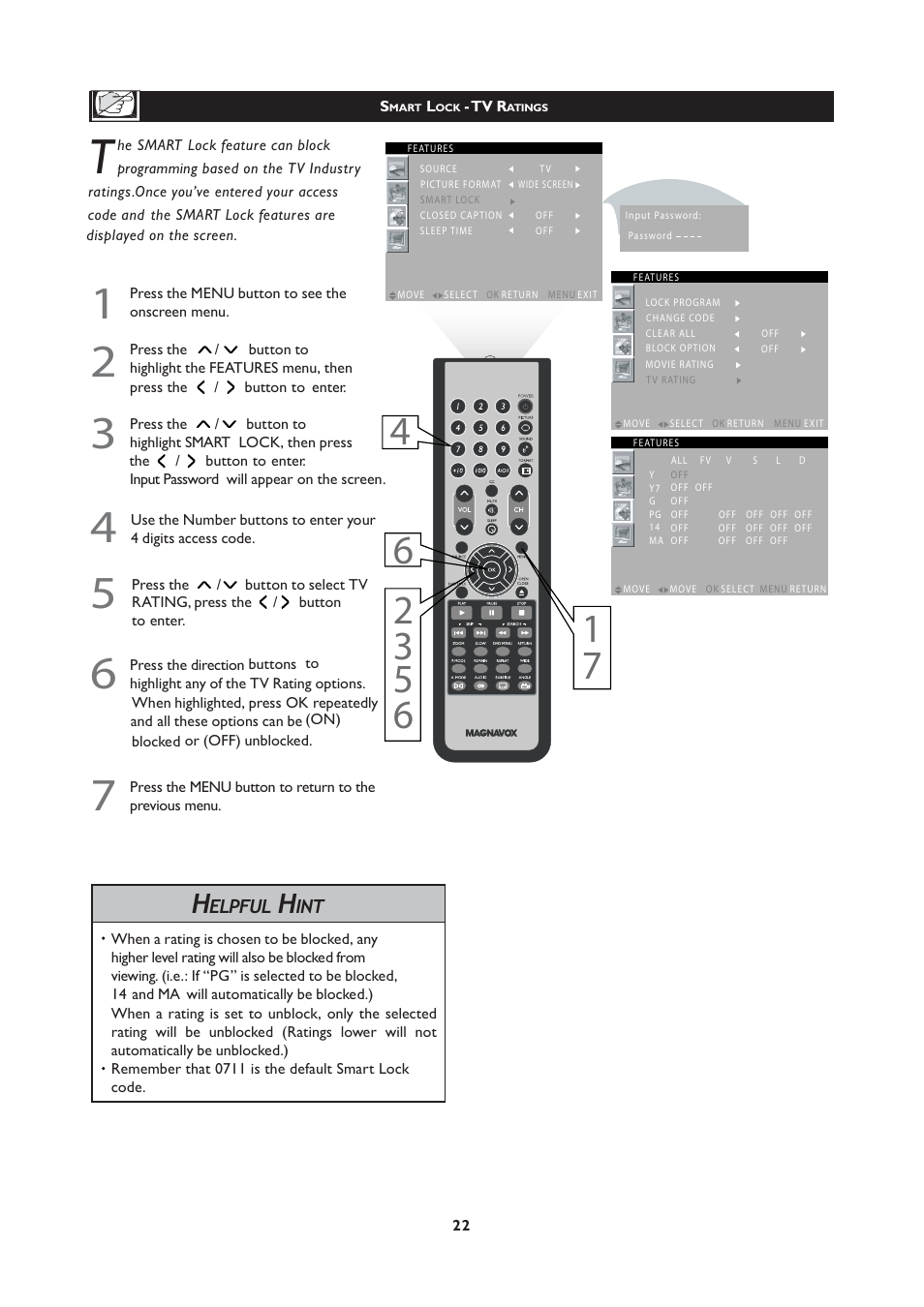 Philips Magnavox 251W Series User Manual | Page 22 / 53