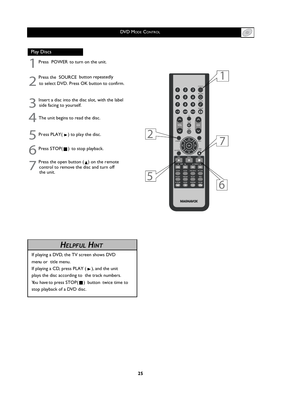 Philips Magnavox 251W Series User Manual | Page 25 / 53