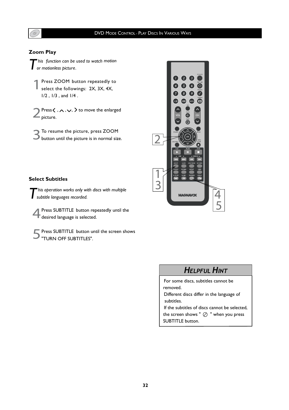 Philips Magnavox 251W Series User Manual | Page 32 / 53
