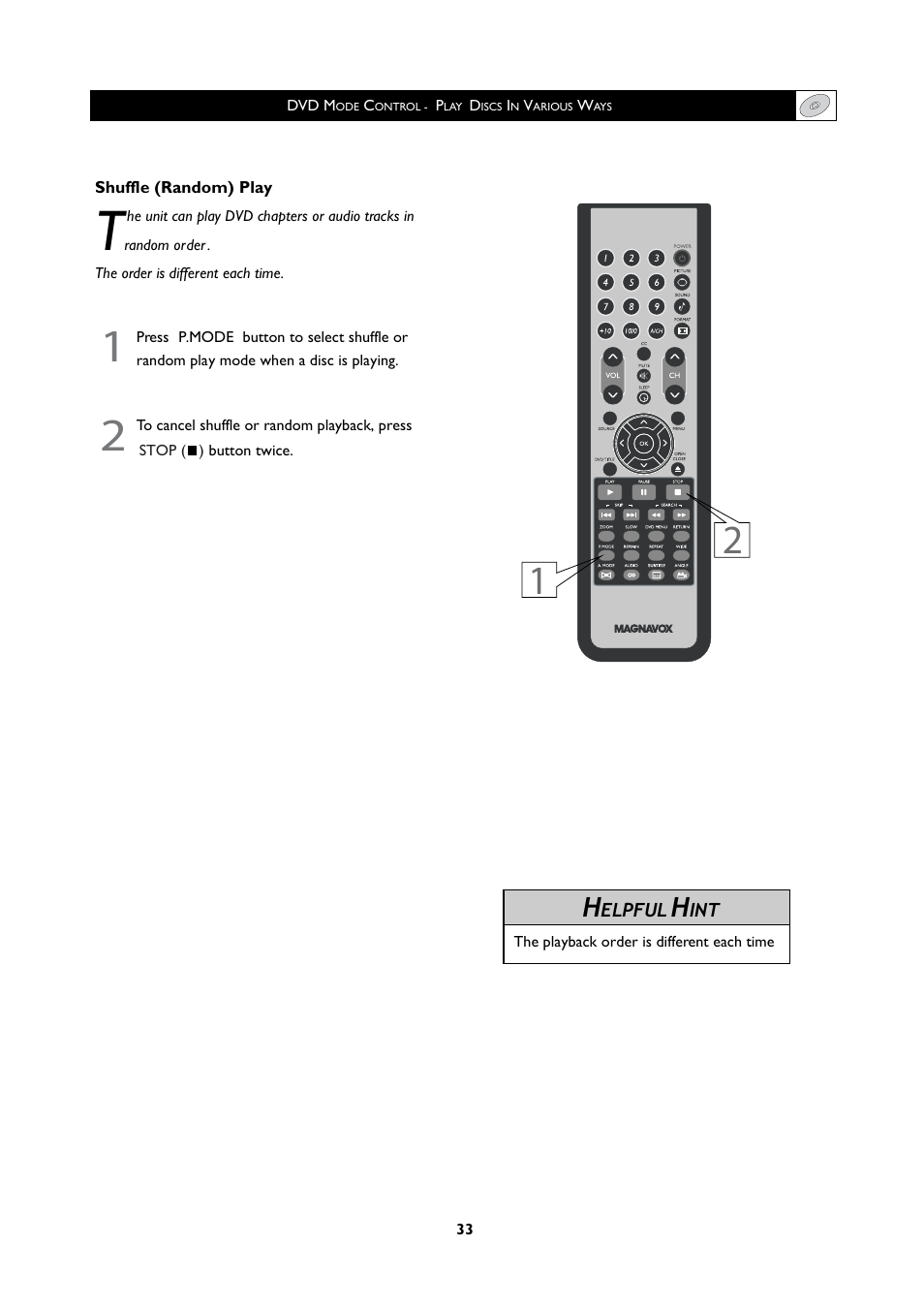 Philips Magnavox 251W Series User Manual | Page 33 / 53