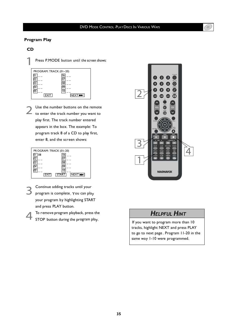 Philips Magnavox 251W Series User Manual | Page 35 / 53