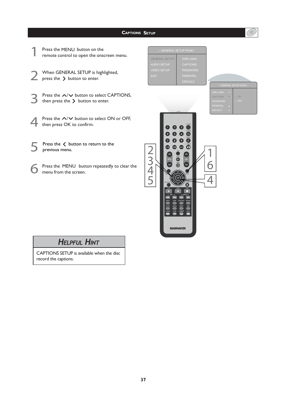 Philips Magnavox 251W Series User Manual | Page 37 / 53