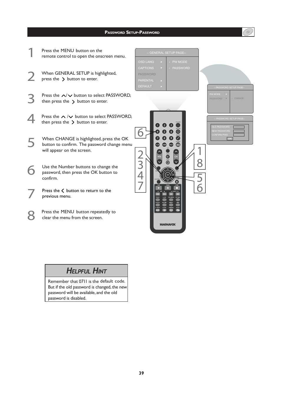 Philips Magnavox 251W Series User Manual | Page 39 / 53