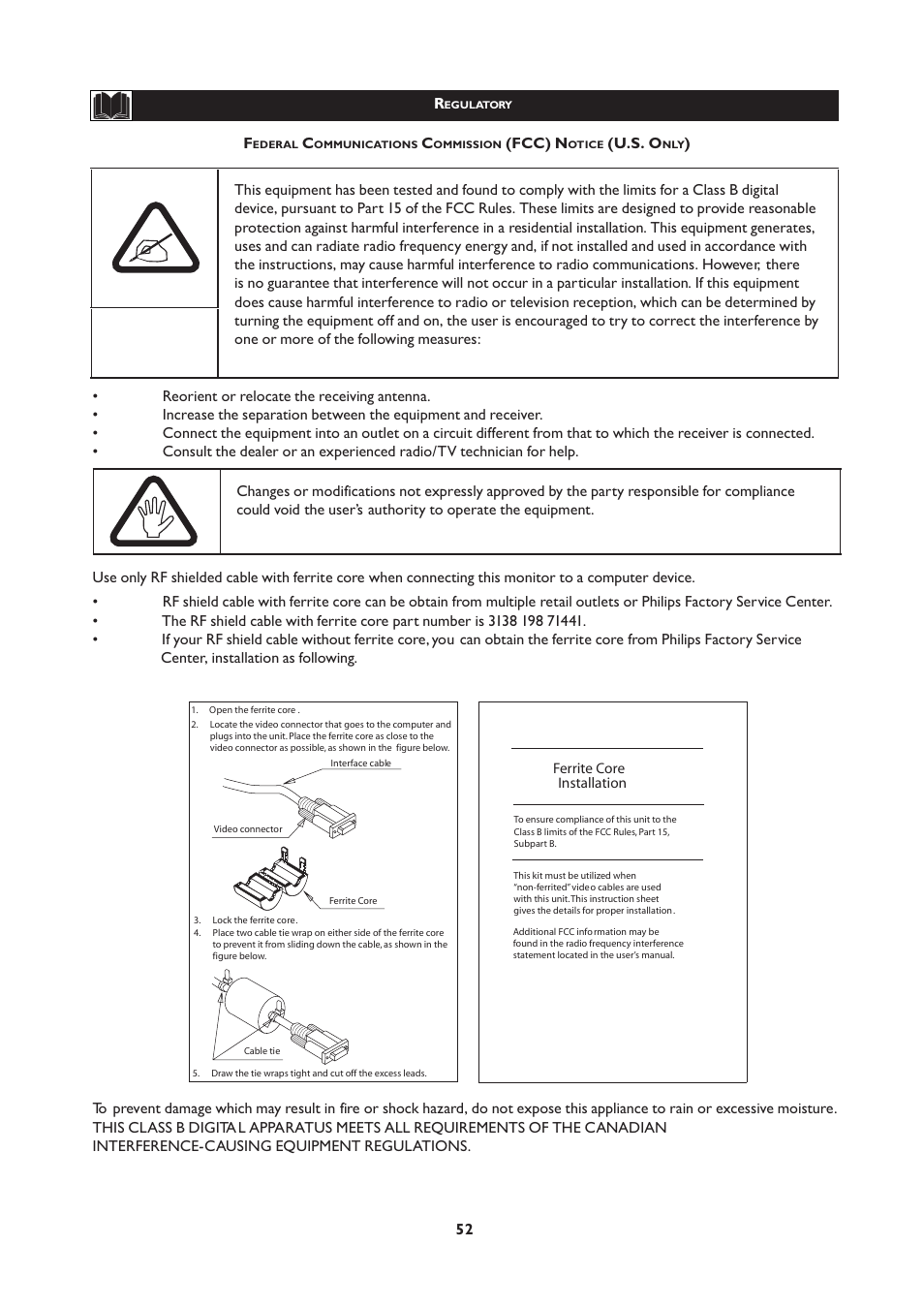 Philips Magnavox 251W Series User Manual | Page 52 / 53