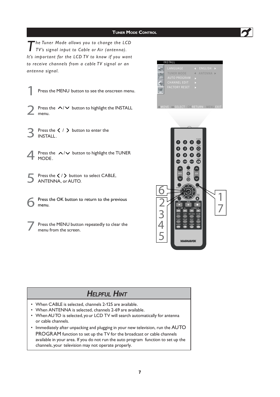 Philips Magnavox 251W Series User Manual | Page 7 / 53