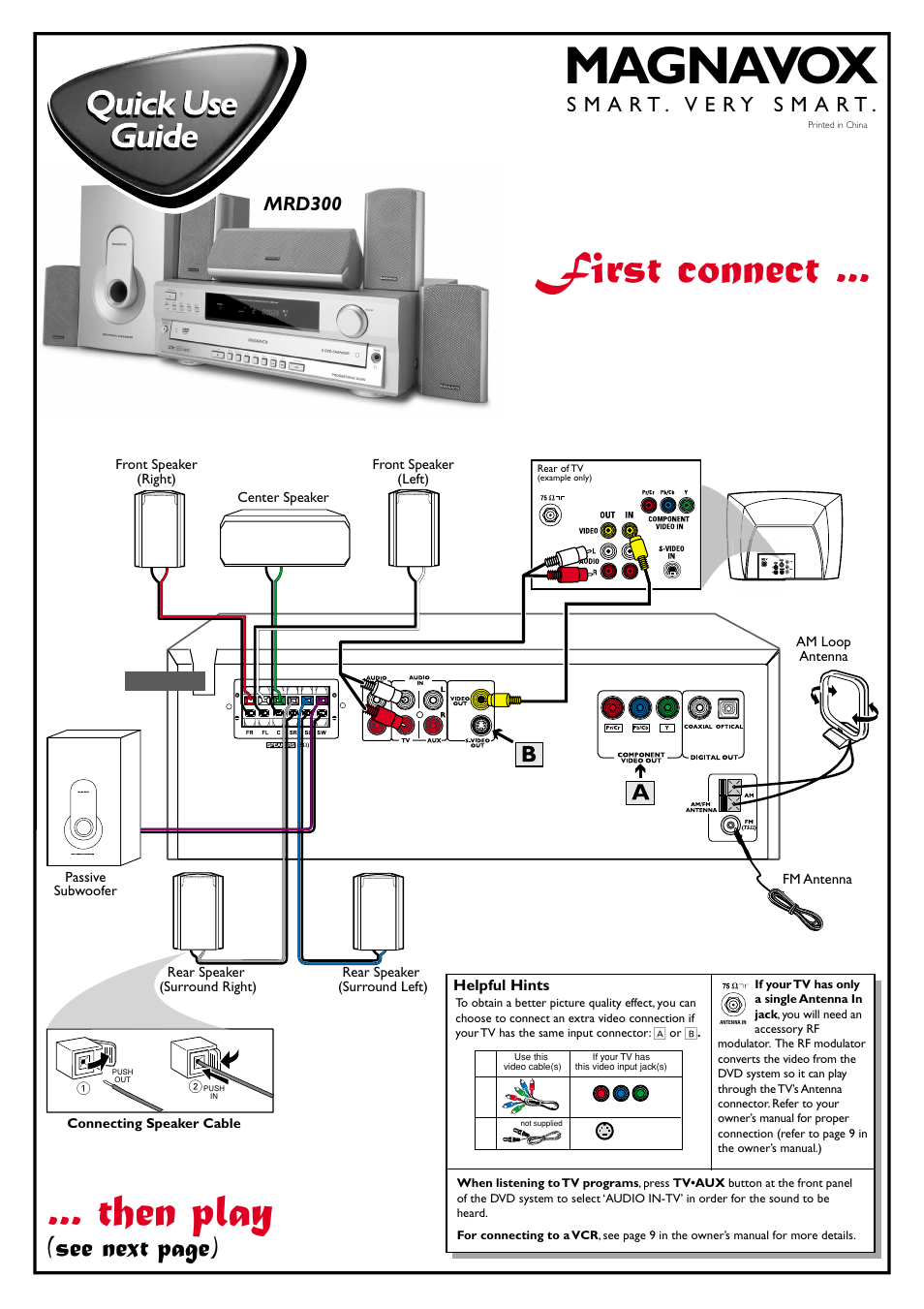 Philips Magnavox MRD300 User Manual | 30 pages