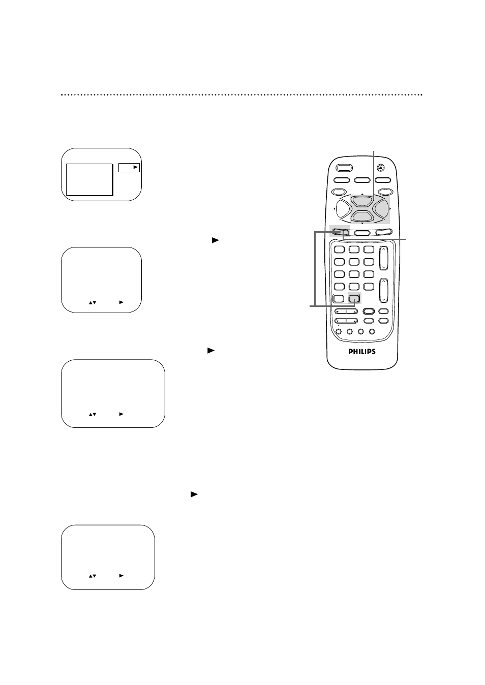 14 setting the clock (cont’d), Automatic pbs channel selection, Press the combi button, then press the menu button | Philips CCB255AT User Manual | Page 14 / 68