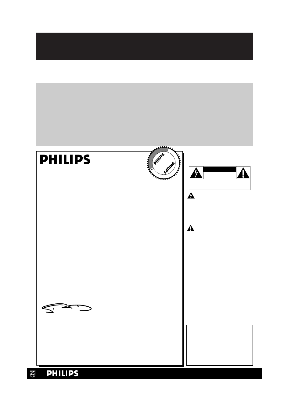 Safety, Warranty verification, Owner confirmation | Model registration, Hurry, Know these, Symbols, For customer use | Philips CCB255AT User Manual | Page 2 / 68