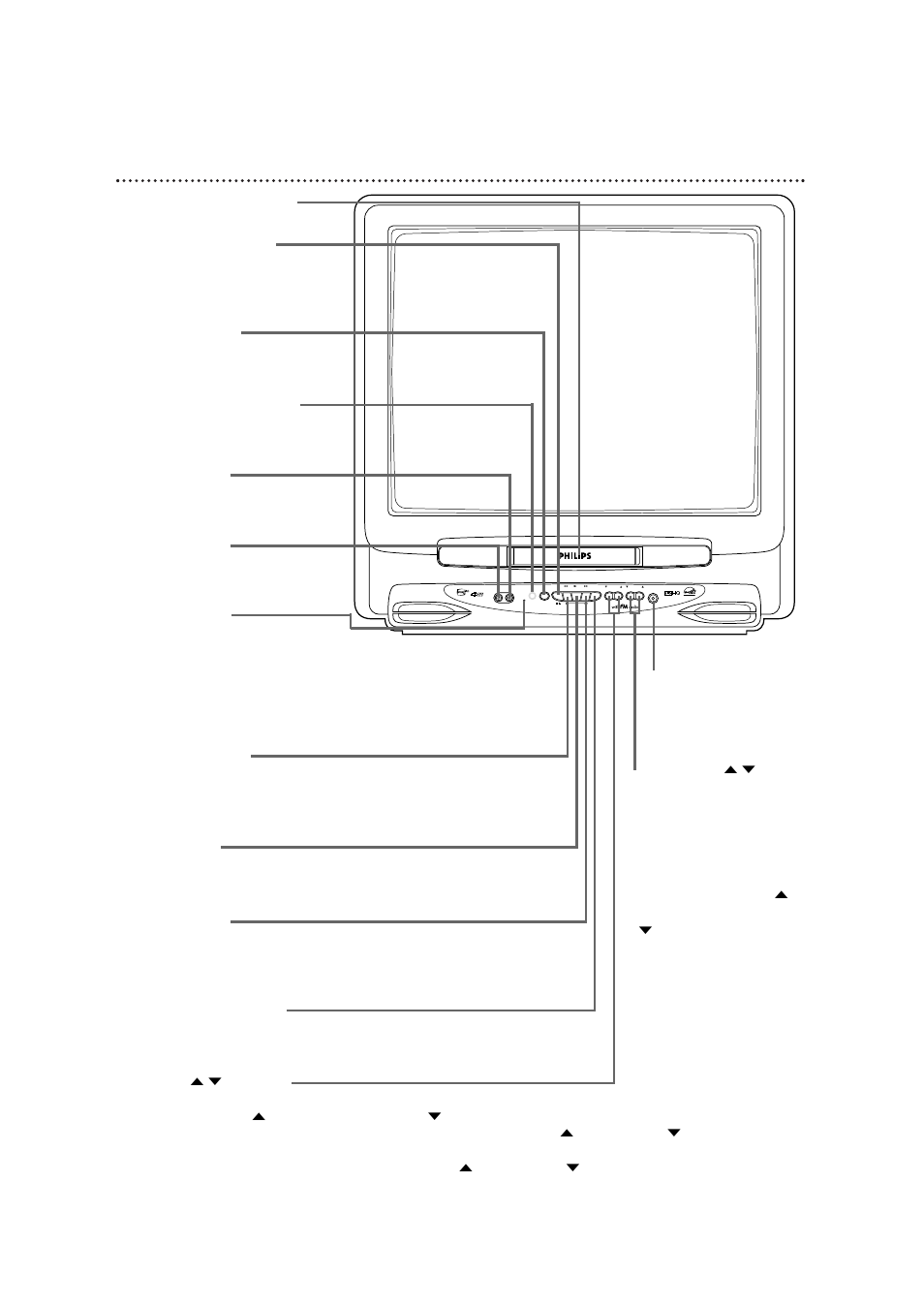 22 front panel | Philips CCB255AT User Manual | Page 22 / 68