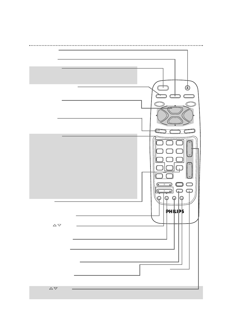 24 remote control buttons, Eject button press to eject the tape, Details are on page 58 | Smart picture button | Philips CCB255AT User Manual | Page 24 / 68