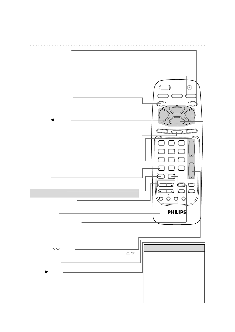 Remote control buttons (cont’d) 25, Helpful hints | Philips CCB255AT User Manual | Page 25 / 68