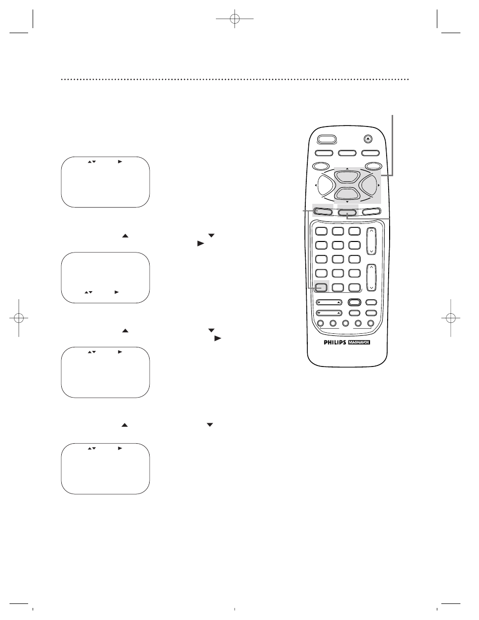 18 setting the clock (cont’d), Time zone | Philips Magnavox VRZ342AT User Manual | Page 18 / 60