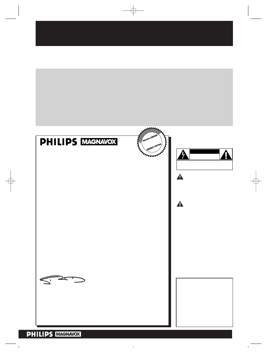 Safety, Warranty verification, Owner confirmation | Model registration, Hurry, Know these, Symbols, For customer use | Philips Magnavox VRZ342AT User Manual | Page 2 / 60