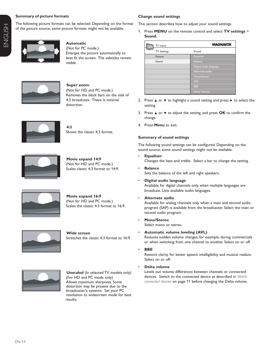 Française esp añol english | Philips Magnavox 42MF438B User Manual | Page 15 / 40