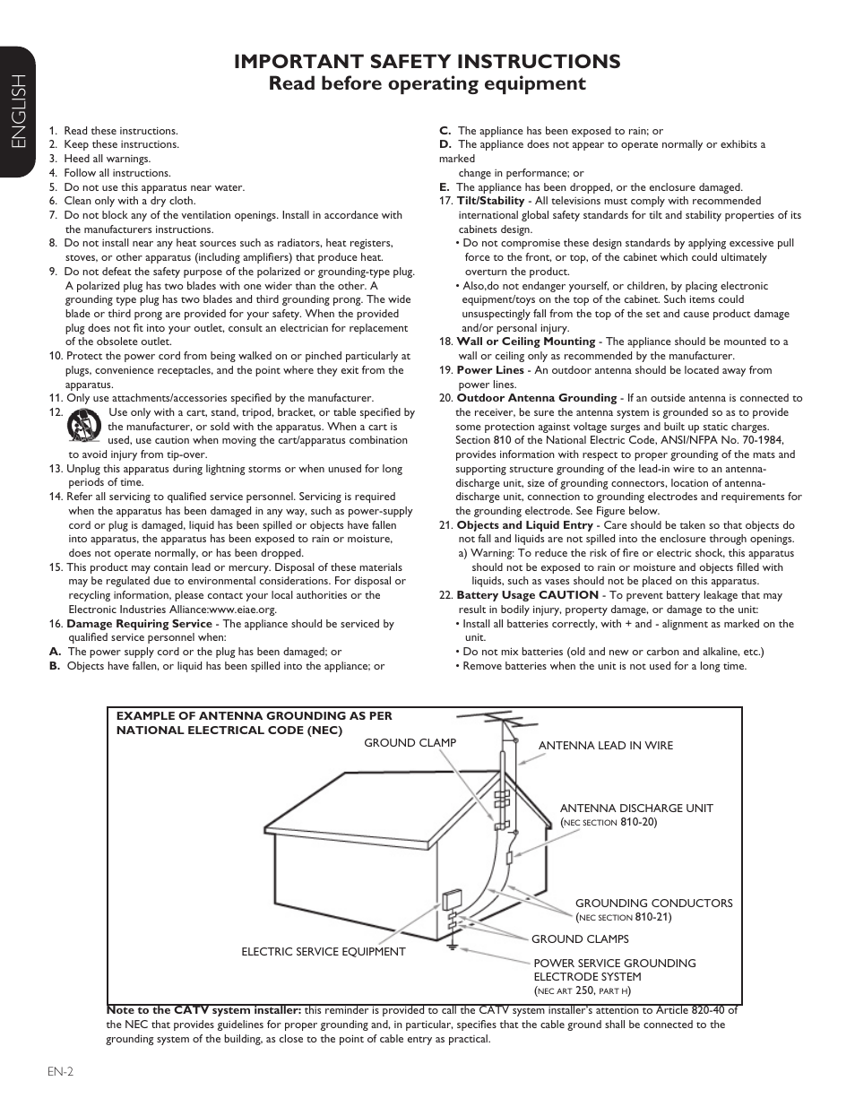 Française esp añol english | Philips Magnavox 42MF438B User Manual | Page 3 / 40