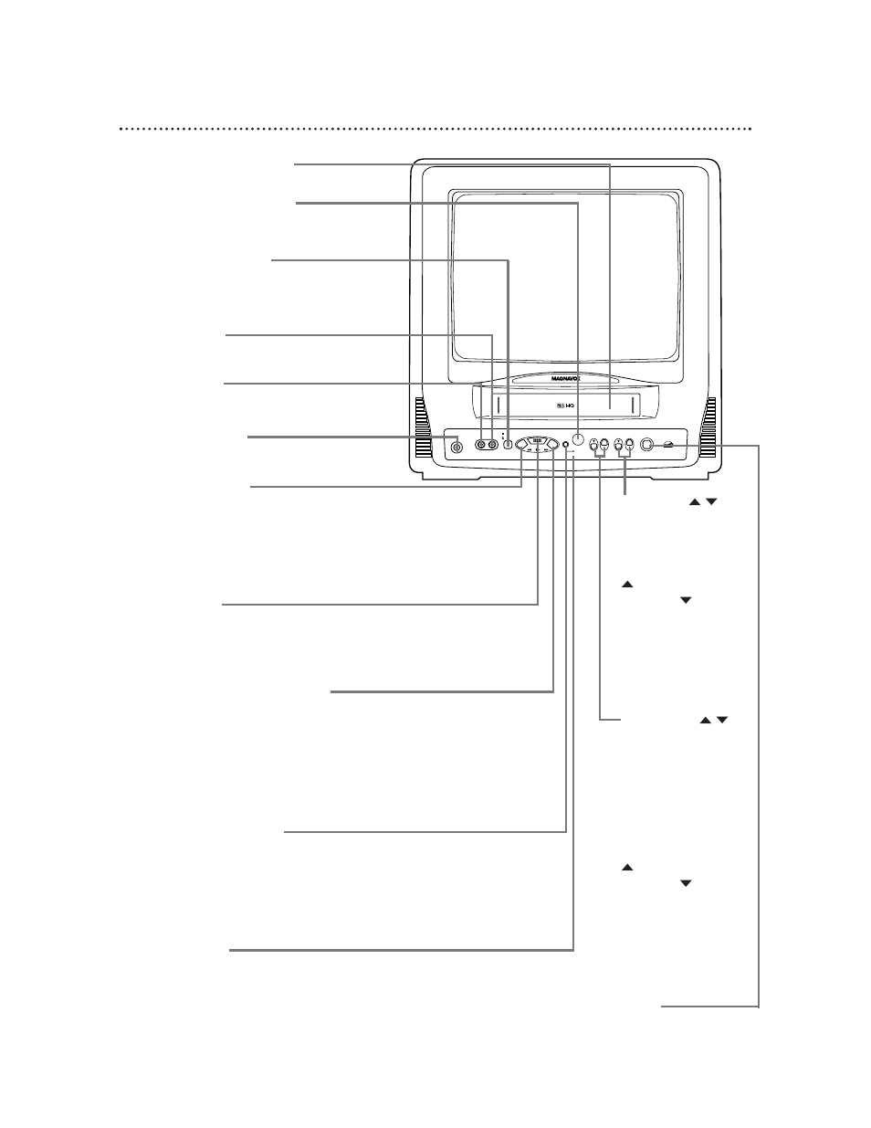 20 front panel, Cc13c1mg | Philips Magnavox CC13C1MG User Manual | Page 20 / 60