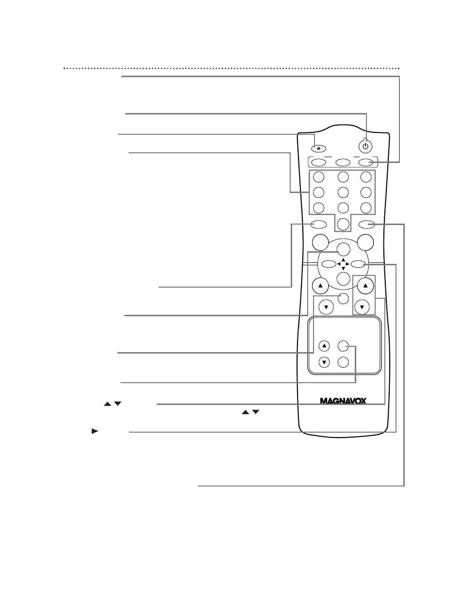 22 remote control buttons | Philips Magnavox CC13C1MG User Manual | Page 22 / 60