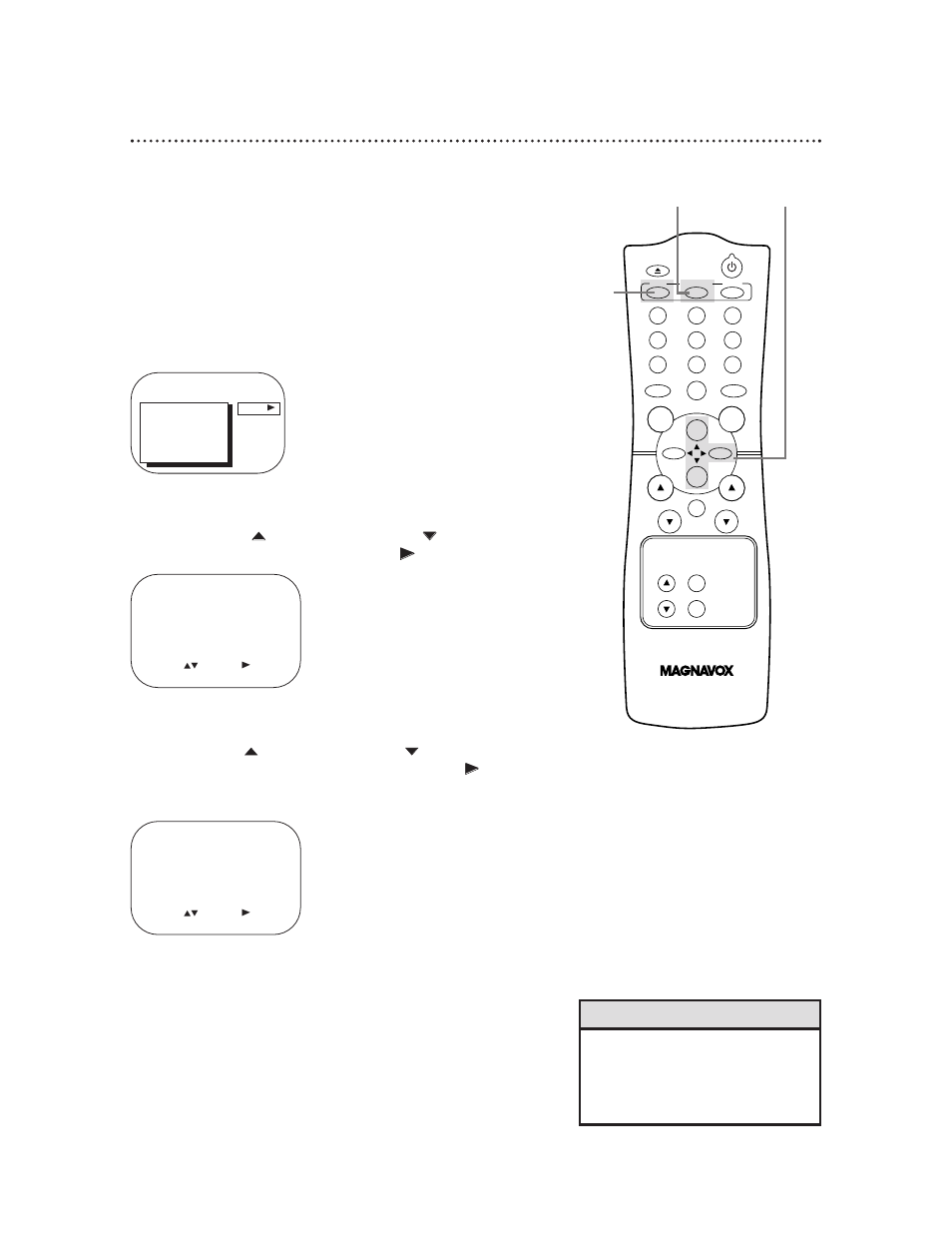 46 blue background, Helpful hint | Philips Magnavox CC13C1MG User Manual | Page 46 / 60