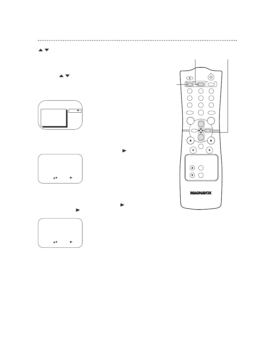 Volume bar 49 | Philips Magnavox CC13C1MG User Manual | Page 49 / 60