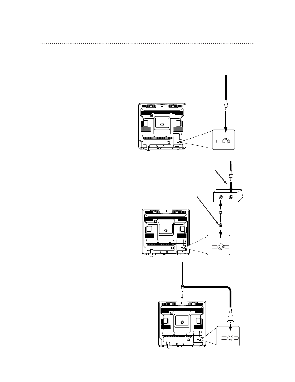 A. b, 6 hooking up the tv/vcr | Philips Magnavox CC13C1MG User Manual | Page 6 / 60