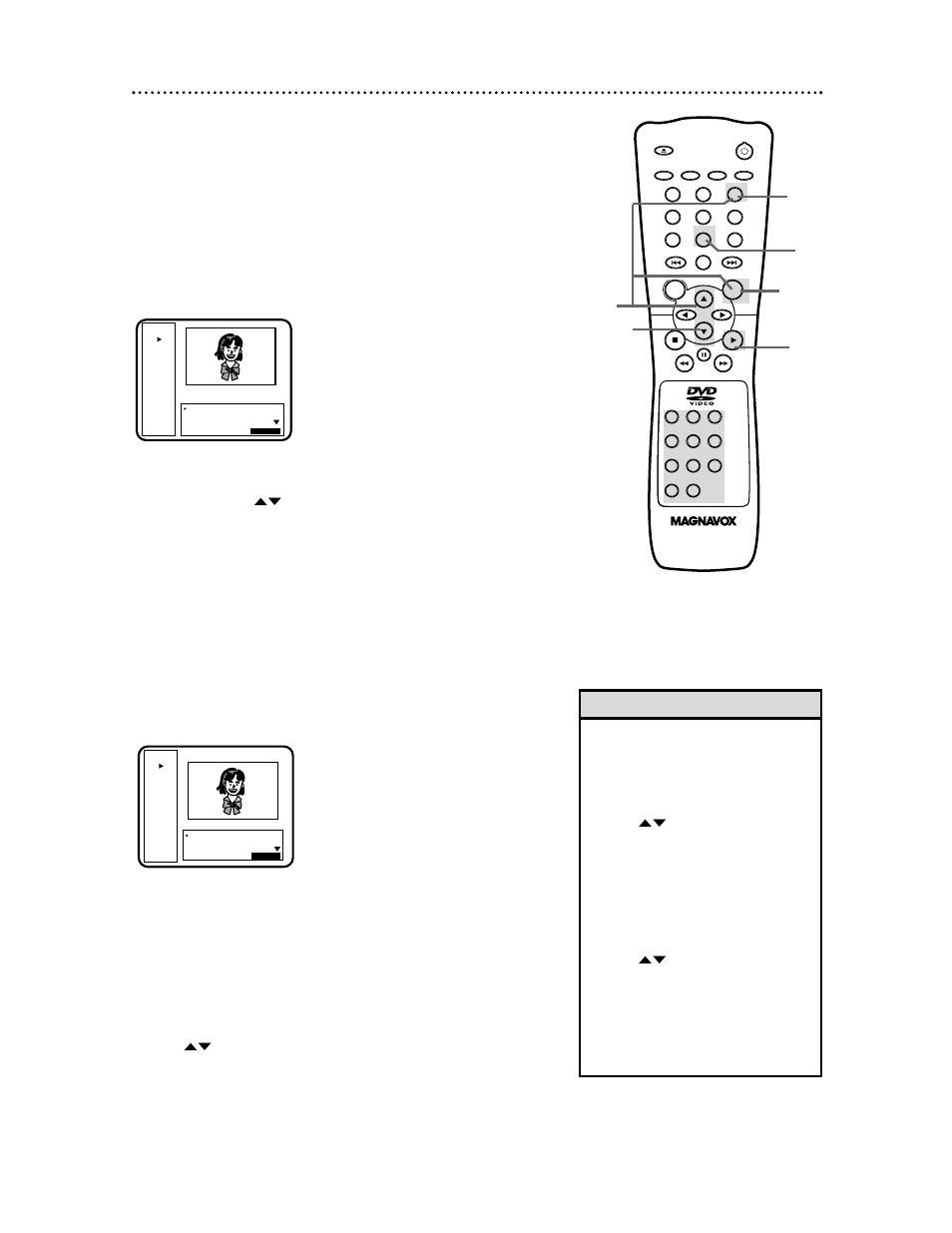 Marker setup screen 39 | Philips Magnavox DVD609 User Manual | Page 39 / 55