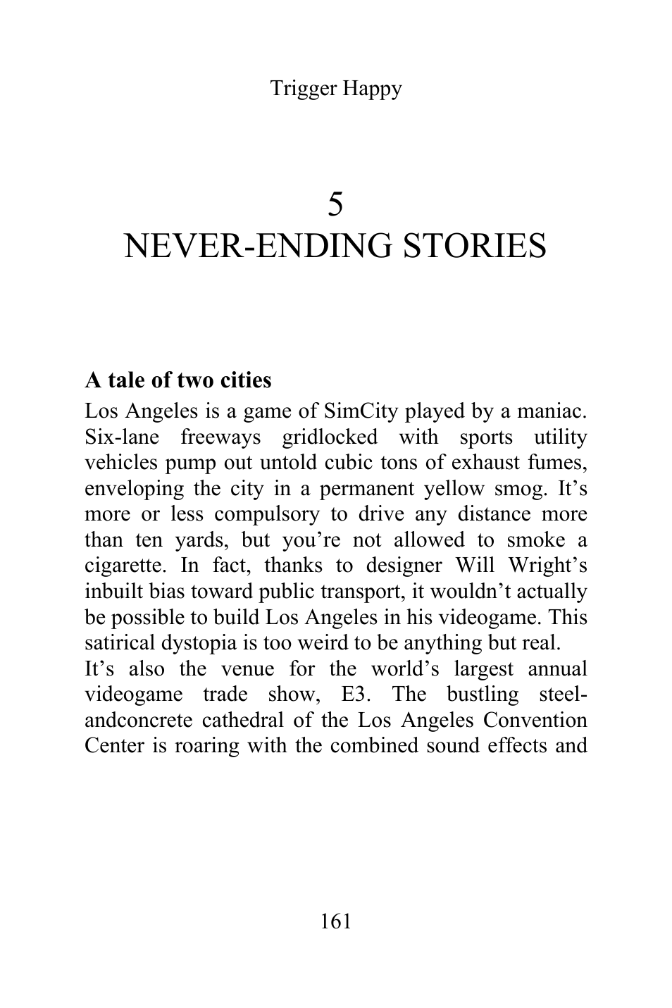 5 never-ending stories, A tale of two cities | Philips Magnavox Videogames and the Entertainment Revolution Trigger Happy User Manual | Page 159 / 433