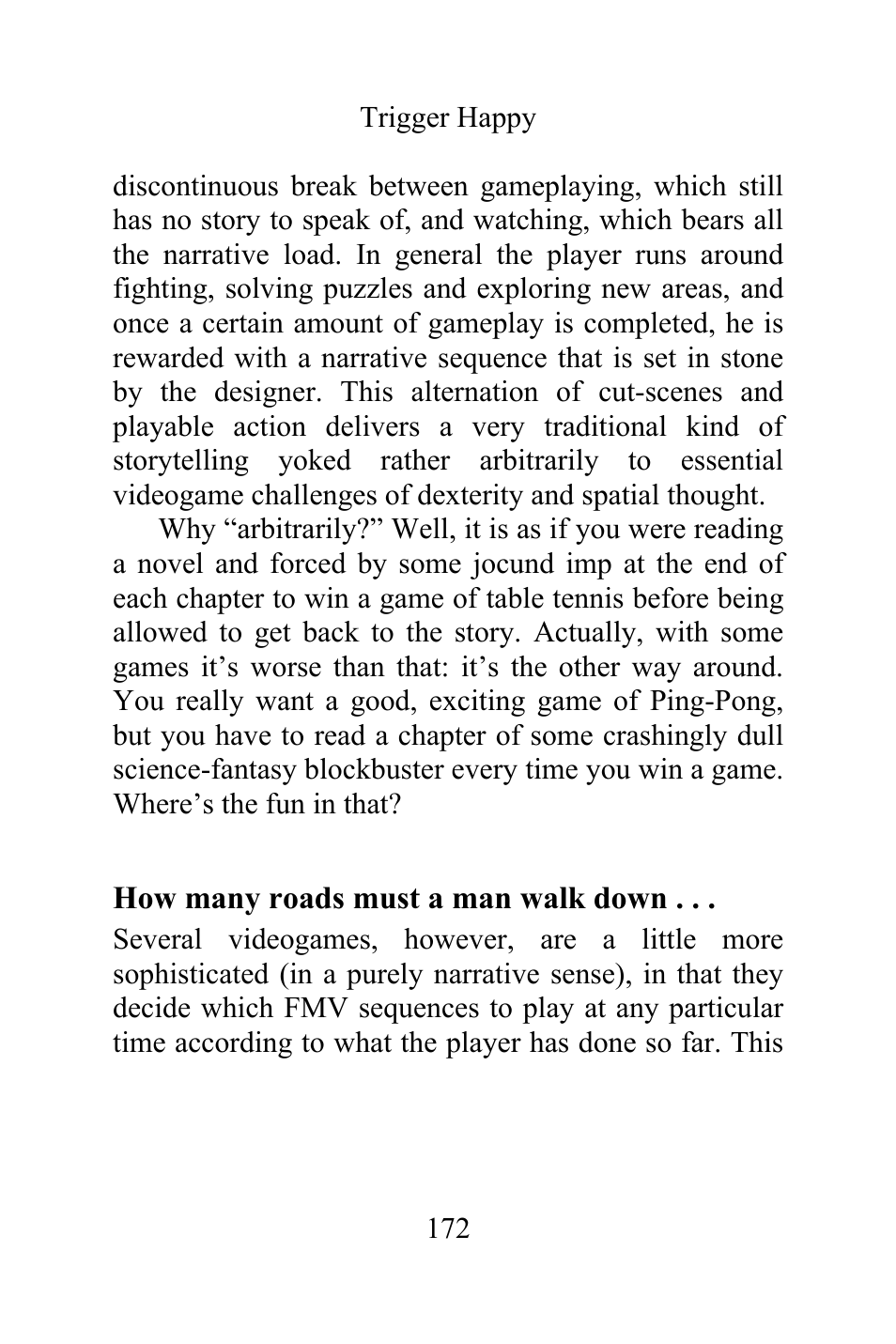 How many roads must a man walk down | Philips Magnavox Videogames and the Entertainment Revolution Trigger Happy User Manual | Page 170 / 433