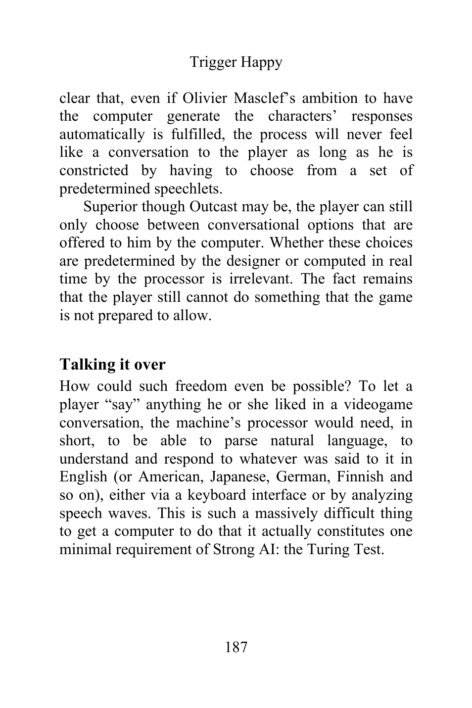 Talking it over | Philips Magnavox Videogames and the Entertainment Revolution Trigger Happy User Manual | Page 185 / 433